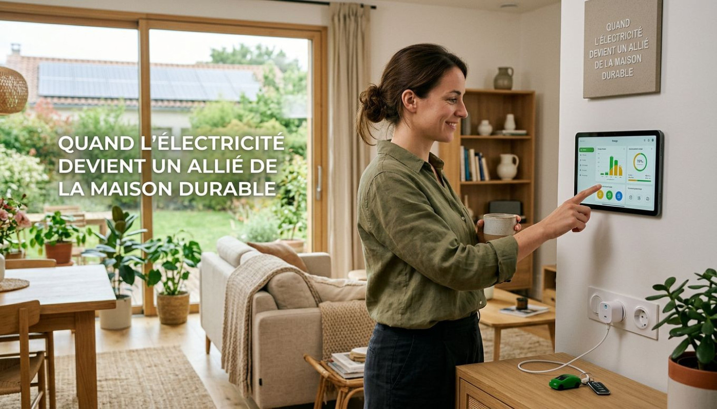 Quand l’électricité devient un allié de la maison durable